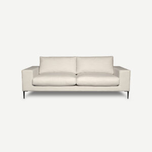 Studio sofa in cream fabric