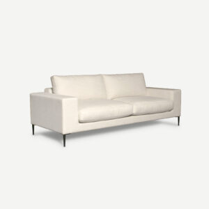 Studio sofa in cream fabric