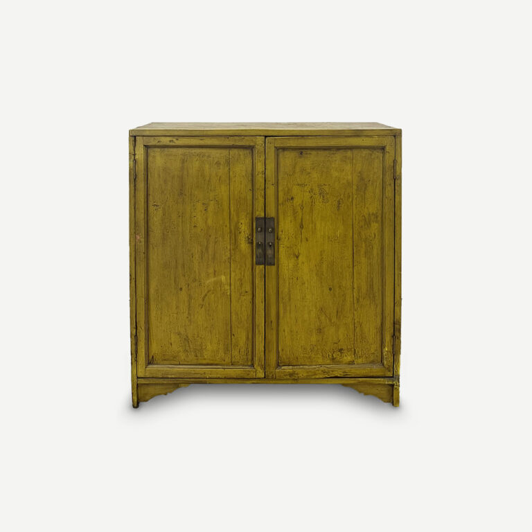 Vintage Lacquered Cabinet – Yellow