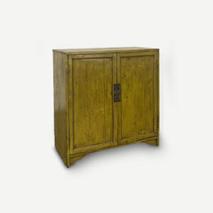 Vintage Lacquered Cabinet – Yellow