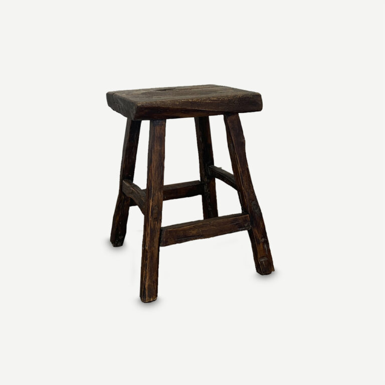 Vintage Square Stool #2