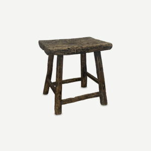 Elm Rectangle Stool #6