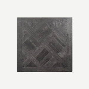 Parquet Coffee Table Square Grey/Black